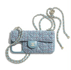 Quilted Chain Phone Case with Card Holder