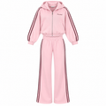 Pink Essential Stripe Tracksuit